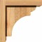Ekena Millwork Yorktown Rough Sawn Corbel w/Backplate, Western Red Cedar, 6"W x 8"D x 8"H COR06X08X08YOR01RWR - alternate 4